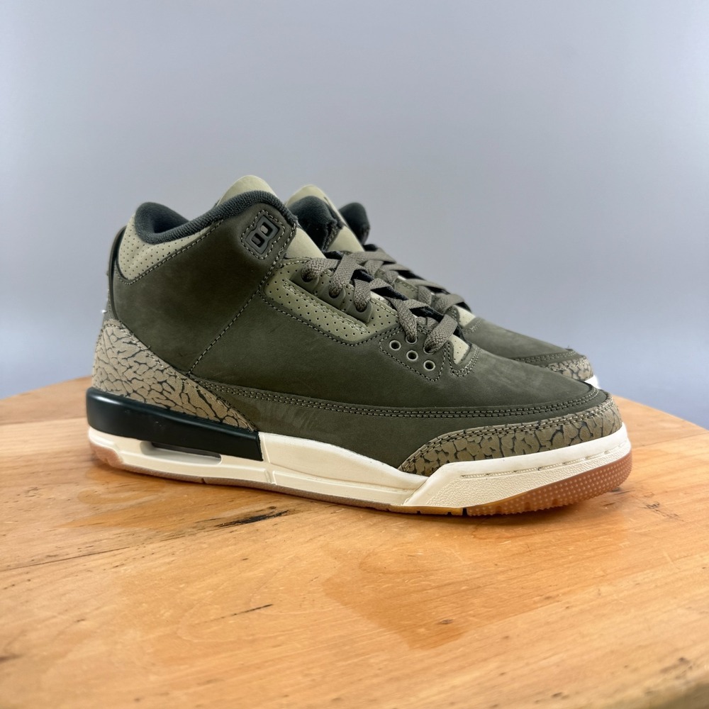 Nike Air‎ Jordan 3 Retro 'Family Affair' Womens Size 8 Shoes Olive Green (6.5Y)